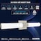 Luxrite 24 Inch LED Vanity Light Brushed Nickel 5CCT 2700K-5000K 24W 1700LM Dimmable Over Mirror Vanity Bar LR32170-1PK - alternate 6